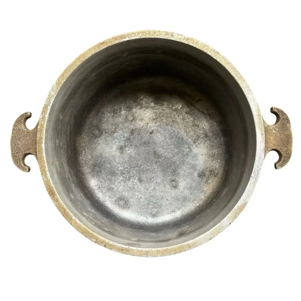 VTG Guardian Service Hammered Cast Aluminum 3 Qt Pot Pan Cookware 8-3/4” Wide